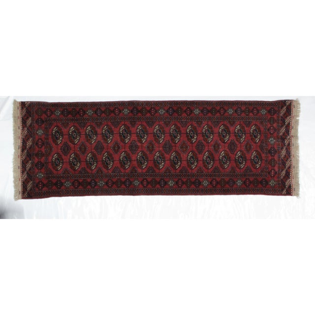 Persian 1990s Persian Torkaman Runner - 2′9″ × 7′10″ For Sale - Image 3 of 7