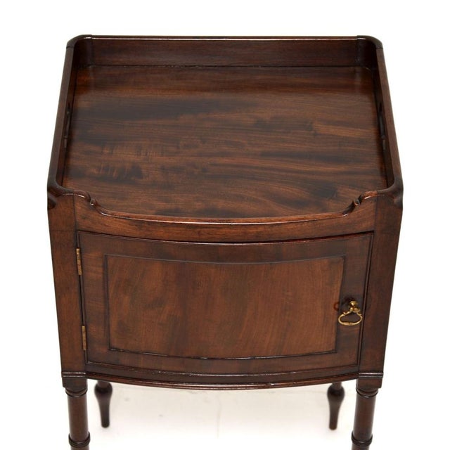 Antique Georgian Side Cabinet on Legs, 1890s For Sale - Image 9 of 12
