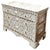 This very beautiful chest has gorgeous marble top with beautiful grain, the white natural mother of pearl give this Syrian...