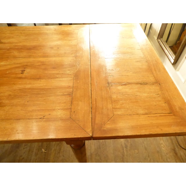 Antique Italian Pine Dining Table For Sale - Image 4 of 9