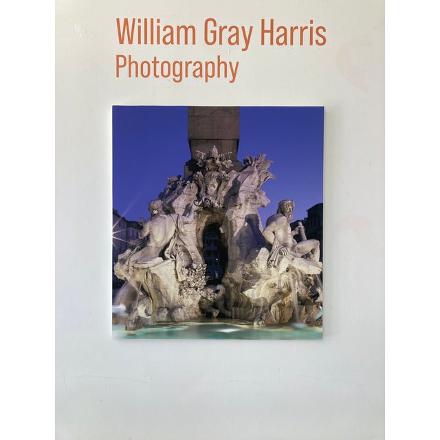 William Gray Harris Photograph on Canvas “ Four Rivers Fountain, Piazza Navona" For Sale - Image 4 of 10