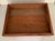 Early 21st Century Wood Tray With Metal Bracket Accents For Sale - Image 4 of 7