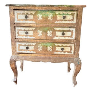 19th Century Italian Florentine Miniature Painted Chest of Drawers For Sale