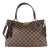 Burgundy Damier Ebene Canvas Lymington Bag For Sale