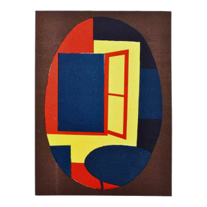1979 Andre Minaux Original Lithograph Open Window