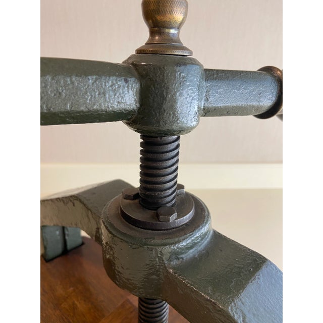 Brown Mid 19th Century Book Press For Sale - Image 8 of 11