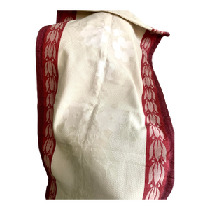 Contemporary Le Jacquard Français Primrose Bordier Table Runner 23” X 106” Made in France Cotton Blend