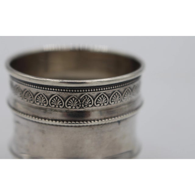 Circa 1860 Coin Silver Napkin Ring For Sale - Image 4 of 8