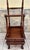 Antique English Chippendale Hardwood Valet Stand With One Drawer For Sale - Image 12 of 17