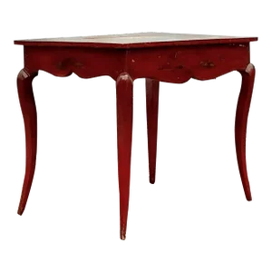 Vintage Asian Lacquered Chinoiserie Side Table