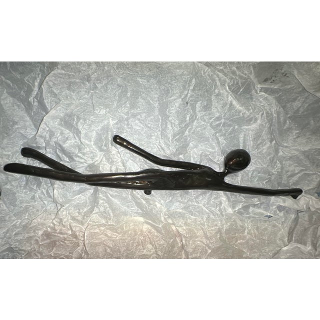 1990s 1996 Signed Cari Jaye Sokoloff Sóko Manhandles Bronze Door Pulls – Pair For Sale - Image 5 of 10