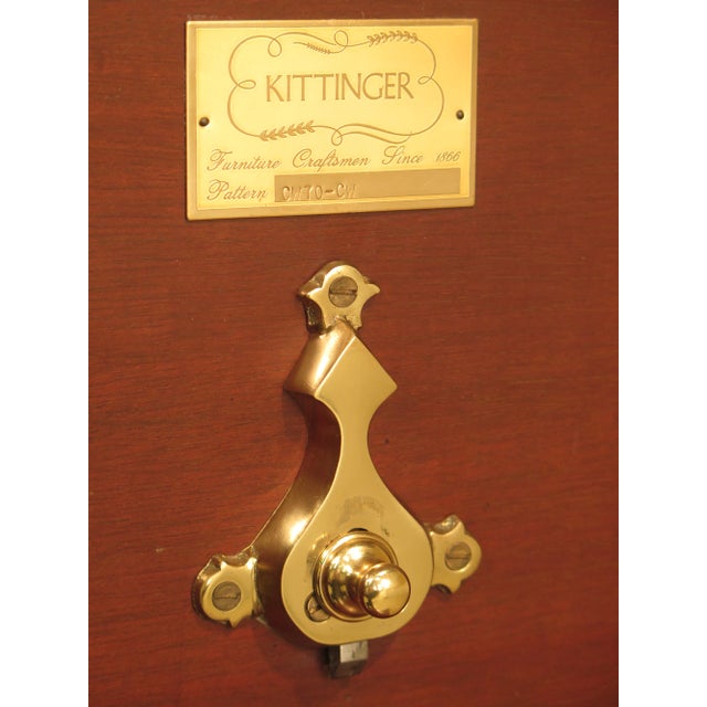 Brown Kittinger Cw-70 Colonial Williamsburg Mahogany Clawfoot Tilt Top Table For Sale - Image 8 of 11