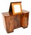 Art Deco Figured Walnut Dressing Table, 1930s For Sale