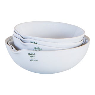Rosenthal White Ironstone Nesting Bowls- Set of 5 For Sale