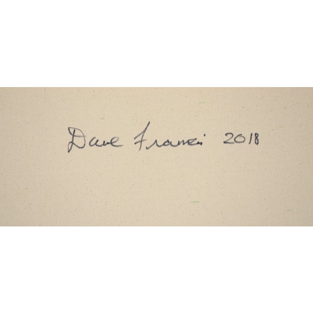 Yellow, Green, and Orange - Abstract Expressionist Composition by Charles David Francis For Sale - Image 10 of 10