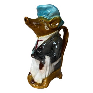 Slipware Pig Pitcher, 1920s For Sale