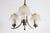 Mid-Century Modern Art Deco Chandelier with Orange Glass Shades from Fog & Mørup, Denmark, 1930s For Sale - Image 3 of 17