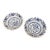 Vintage Enoch Wedgwood "Blue Heritage" Onion Pattern Pair of Bowls For Sale
