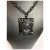 1940s Black Celluloid Cameo Necklace For Sale - Image 9 of 9