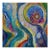 Alexander Arshansky, "Peacock" Abstract Mixed Media Piece For Sale