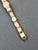 1950s 14k Yellow Gold Slide Charm Omega Gemstone Bracelet Watch For Sale - Image 14 of 16