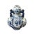 Chinese Chinese Blue White Porcelain People Theme Flower Shape Vase For Sale - Image 3 of 7