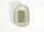 A beautiful, small, original Mid-Century Modern ceramic wall mirror. Manufacturer: "Gmundner Keramik" (Made in Austria)....