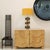German Ceramic Flower and Oak Table Lamps, Germany, 2010s, Set of 2 For Sale - Image 10 of 11
