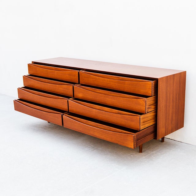 Arne Vodder for Sibast 1960s Danish Modern Dresser, Triennale Collection For Sale In Los Angeles - Image 6 of 15