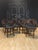 Black Mid-Century Modern Bentwood Dining Chairs With Black Upholstery by Shelby Williams- Set of 8 For Sale - Image 8 of 8