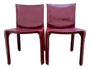 1970s Cassina Cab 412 Chairs by Mario Bellini - A Pair