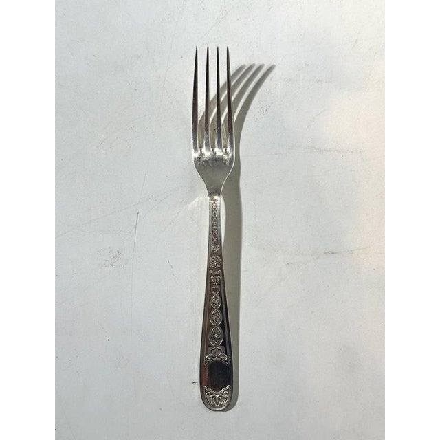 Silver-Plated Villeroy Cutlery Service from Christofle, Set of 12 For Sale - Image 3 of 7