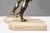 Metal Art Deco Bookends in Copper with Marble Bases, France, 1930s, Set of 2 For Sale - Image 7 of 11
