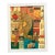 Contemporary Original Wayne Cunningham Abstract “Running Man”Collage Framed For Sale