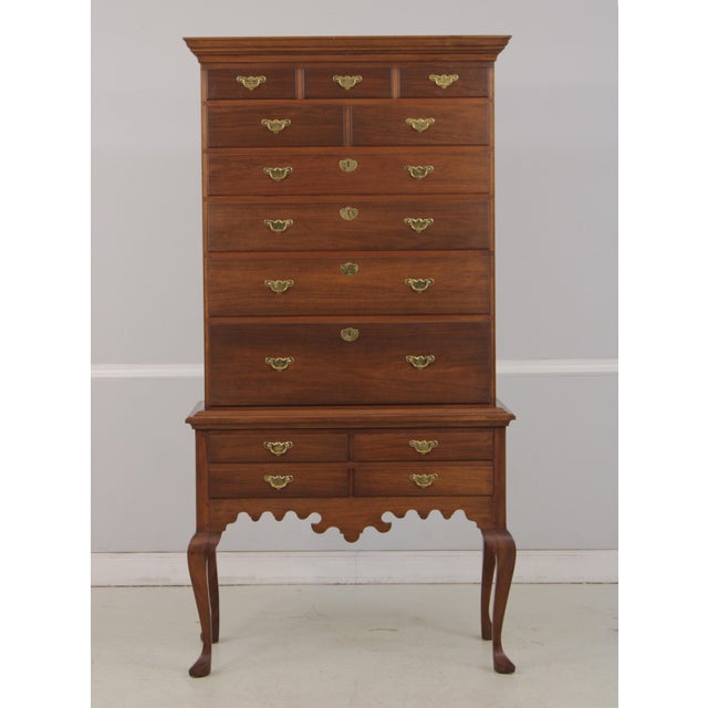 Age: C.2018 Details: Built By James B. Platteter in Middletown Springs VT Dovetailed Case & Drawers Exceptionally High...