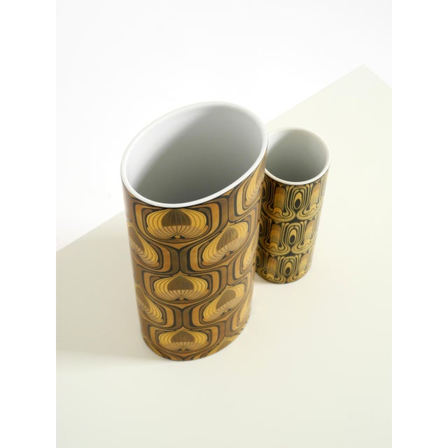 Porcelain Vases by Björn Wiinblad for Rosenthal Studio-Linie, 1970s, Set of 2 For Sale - Image 13 of 17
