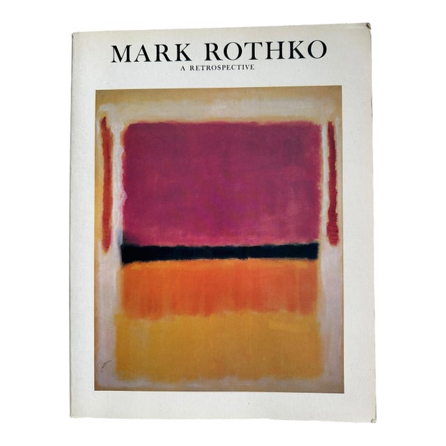 Mark Rothko: A Retrospective Exhibition Catalog, 1978, Hardcover Art Book Coffee Table Art Book For Sale