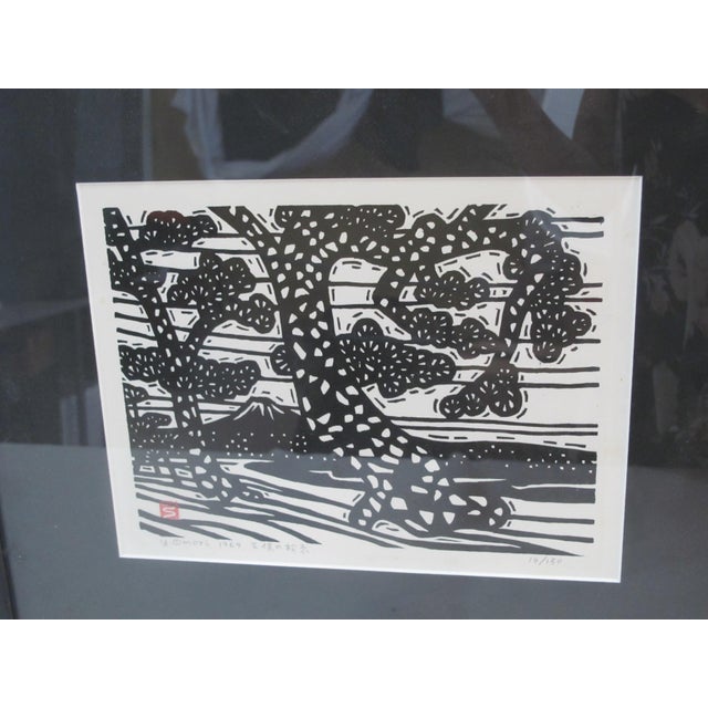 Gorgeous Japanese woodblock by Yoshimaro Omori. Signed limited edition 14 of 150 dated 1964. Excellent condition, sorry...