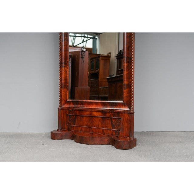 Biedermeier Mirror with Console in Mahogany, 1800s For Sale - Image 13 of 17