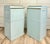 Pair of Antique Neoclassical Pedestal Cabinets in Robin’s Egg Blue With Gilt Trim, Refinished For Sale - Image 15 of 17