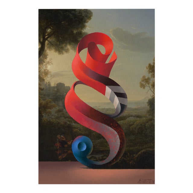 Juris Dimiters, Paragraph, 2015, Oil Painting & Digital Print For Sale