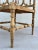 French Carved Wood Corner Chair with Woven Rush Seat, Early 20th Century For Sale - Image 5 of 13