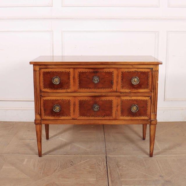 French Commode in Walnut, 1880 For Sale - Image 11 of 11