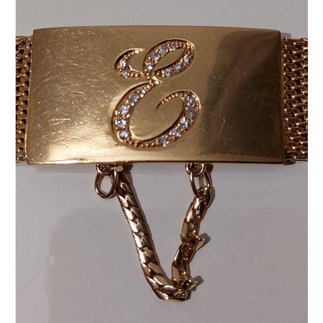 Vintage Bracelet in 18 Karat Gold with 18 Diamonds attributed to Omega, 1957 For Sale - Image 9 of 18