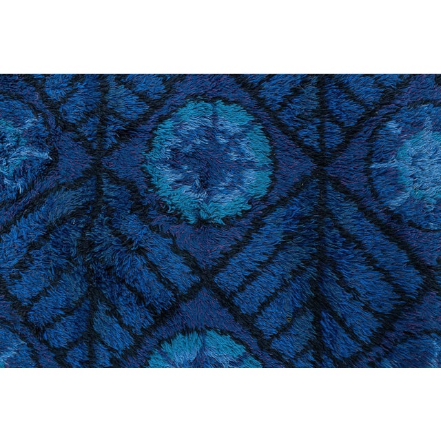 Vintage Swedish Rya Rug by Marianne Richter Doris Leslie Blau Collection For Sale - Image 9 of 10