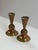 Art Deco English Candlesticks in Hand-Turned Wood, Brass and Copper, 1930s For Sale - Image 4 of 10