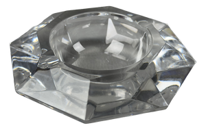 Belgian Crystal Ashtray from Val Saint Lambert