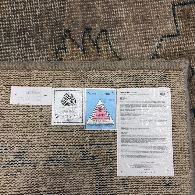 5ft X 8ft Pottery Barn Finn HandKnotted Blue Multi Area Rug Chairish