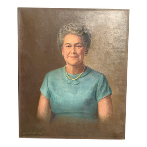 Listed American Artist Jacob Binder (1887-1984), Oil Painting, Portrait, 1969