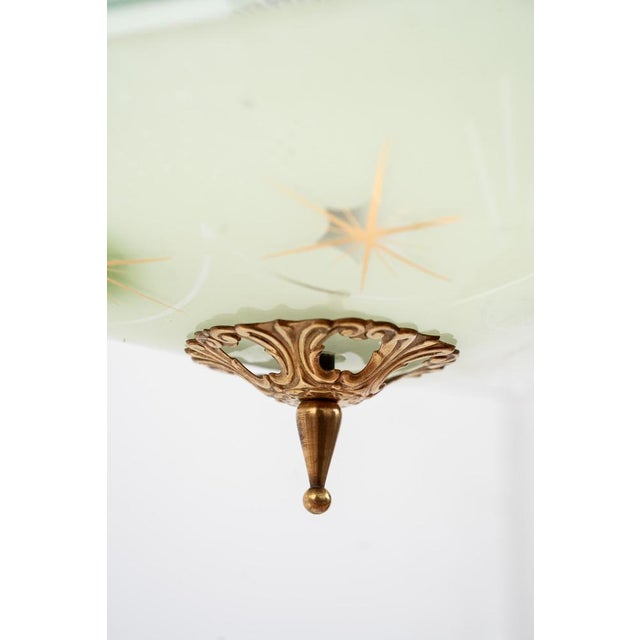 Pendant Light in the style of Pietro Chiesa for Fontana Arte, 1940s For Sale - Image 4 of 8